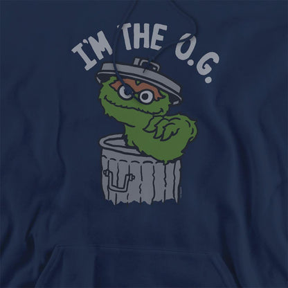 Navy - Side - Sesame Street Unisex Adult Hoodie