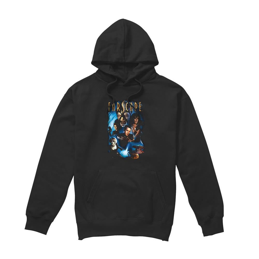Black - Front - Farscape Unisex Adult Comic Cover Hoodie