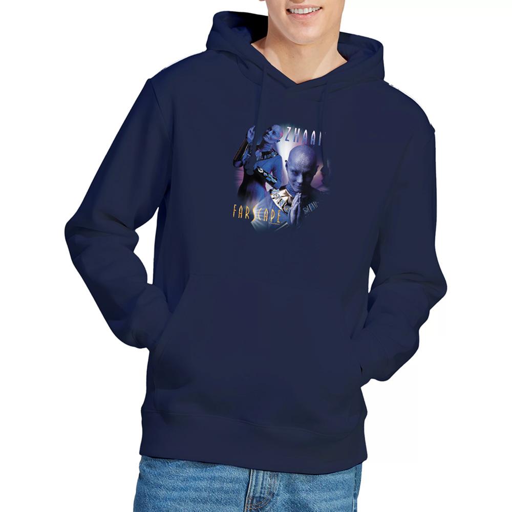 Navy - Back - Farscape Unisex Adult Zhaan Hoodie