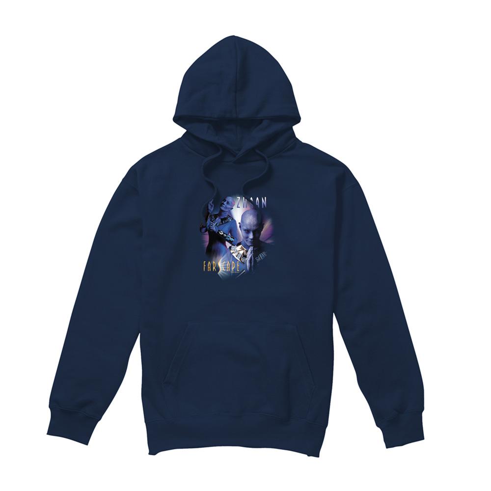 Navy - Front - Farscape Unisex Adult Zhaan Hoodie