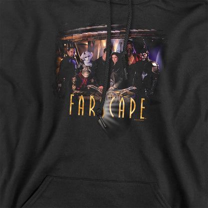 Black - Side - Farscape Unisex Adult Cast Hoodie