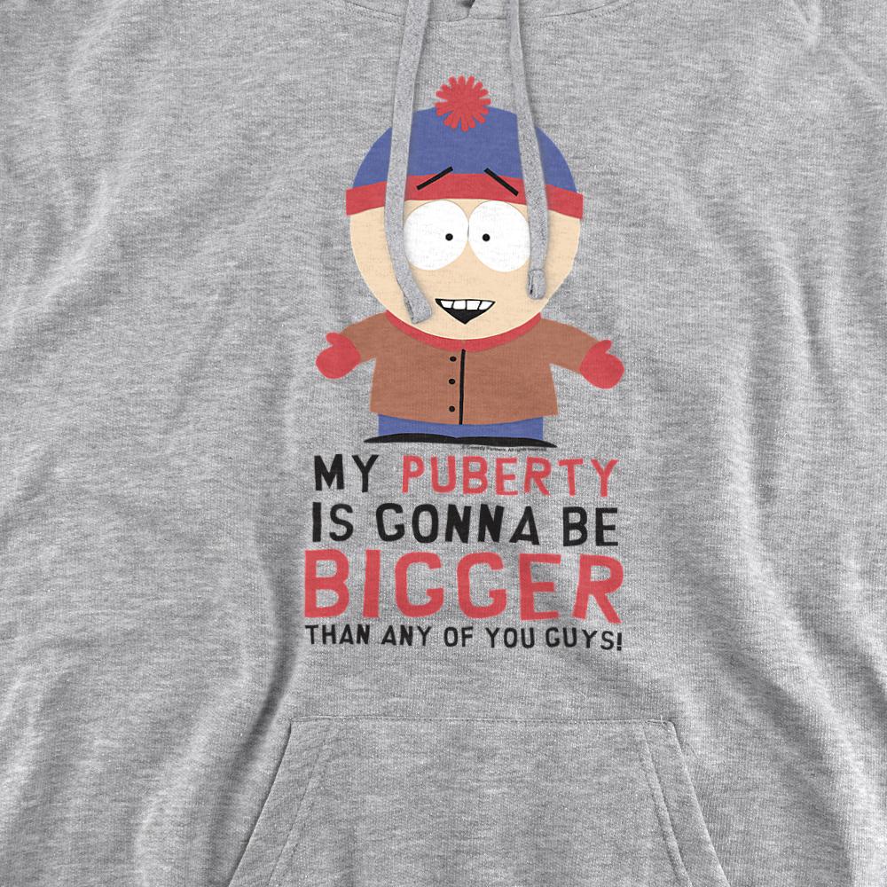 Athletic Heather - Back - South Park Unisex Adult Puberty Hoodie