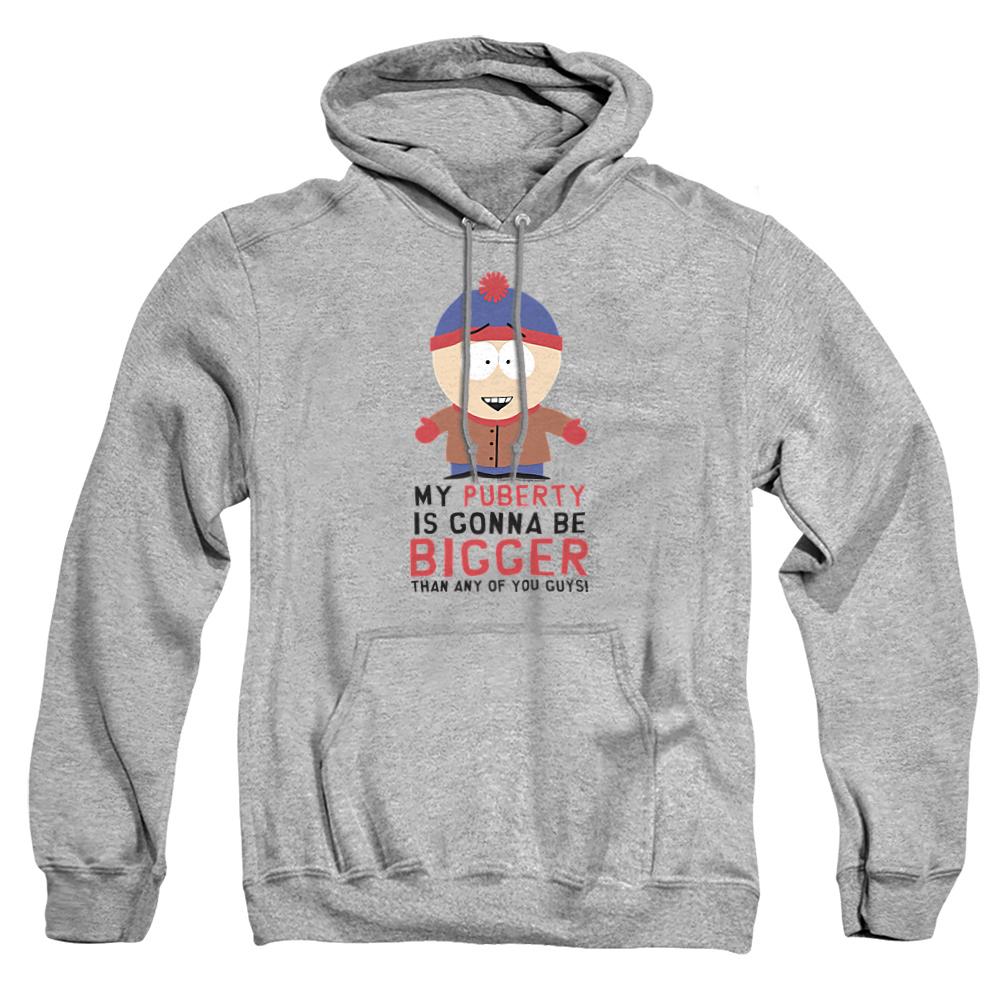 Athletic Heather - Front - South Park Unisex Adult Puberty Hoodie