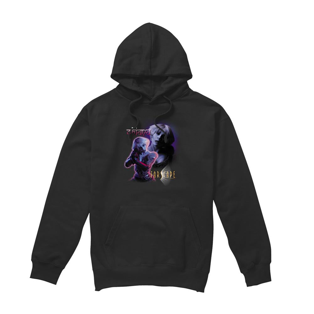 Black - Front - Farscape Unisex Adult Chiana Hoodie
