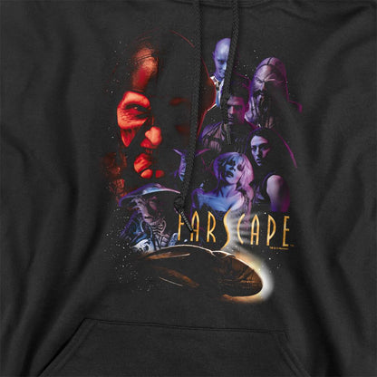 Black - Side - Farscape Unisex Adult Criminally Epic Hoodie
