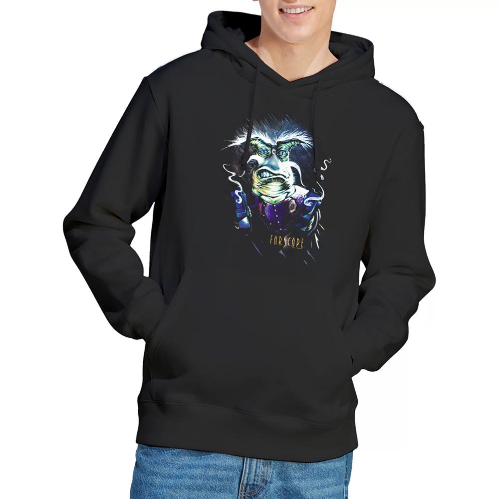 Black - Lifestyle - Farscape Unisex Adult Smoking Guns Rygel Hoodie