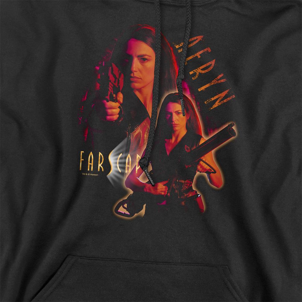 Black - Side - Farscape Unisex Adult Aeryn Hoodie