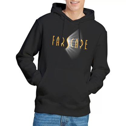 Black - Back - Farscape Unisex Adult Logo Hoodie