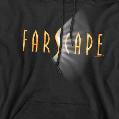 Black - Side - Farscape Unisex Adult Logo Hoodie