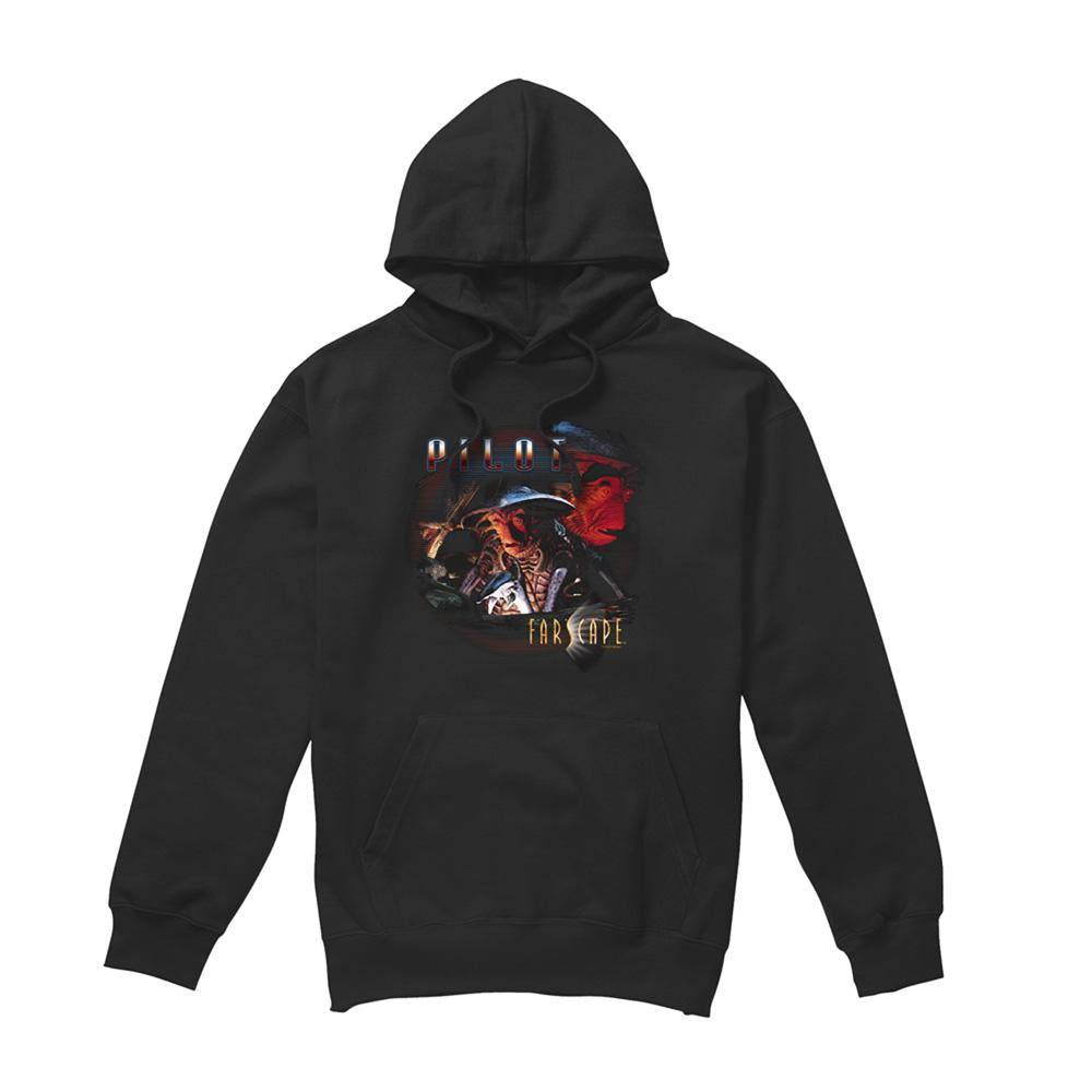 Black - Front - Farscape Unisex Adult Pilot Pilot Hoodie