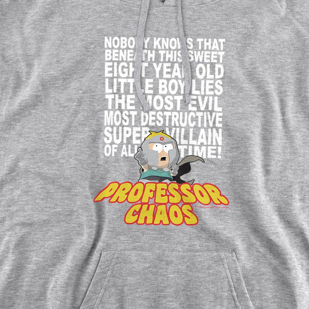 Athletic Heather - Back - South Park Unisex Adult Professor Chaos Hoodie
