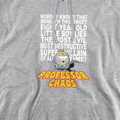 Athletic Heather - Back - South Park Unisex Adult Professor Chaos Hoodie