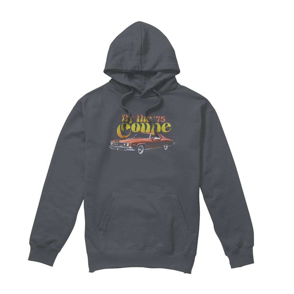 Charcoal - Front - Pontiac Unisex Adult Fly The Coupe Hoodie