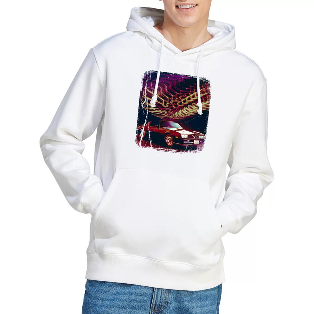 White - Back - Pontiac Unisex Adult Firebird 77 Hoodie