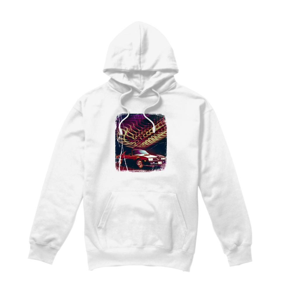 White - Front - Pontiac Unisex Adult Firebird 77 Hoodie