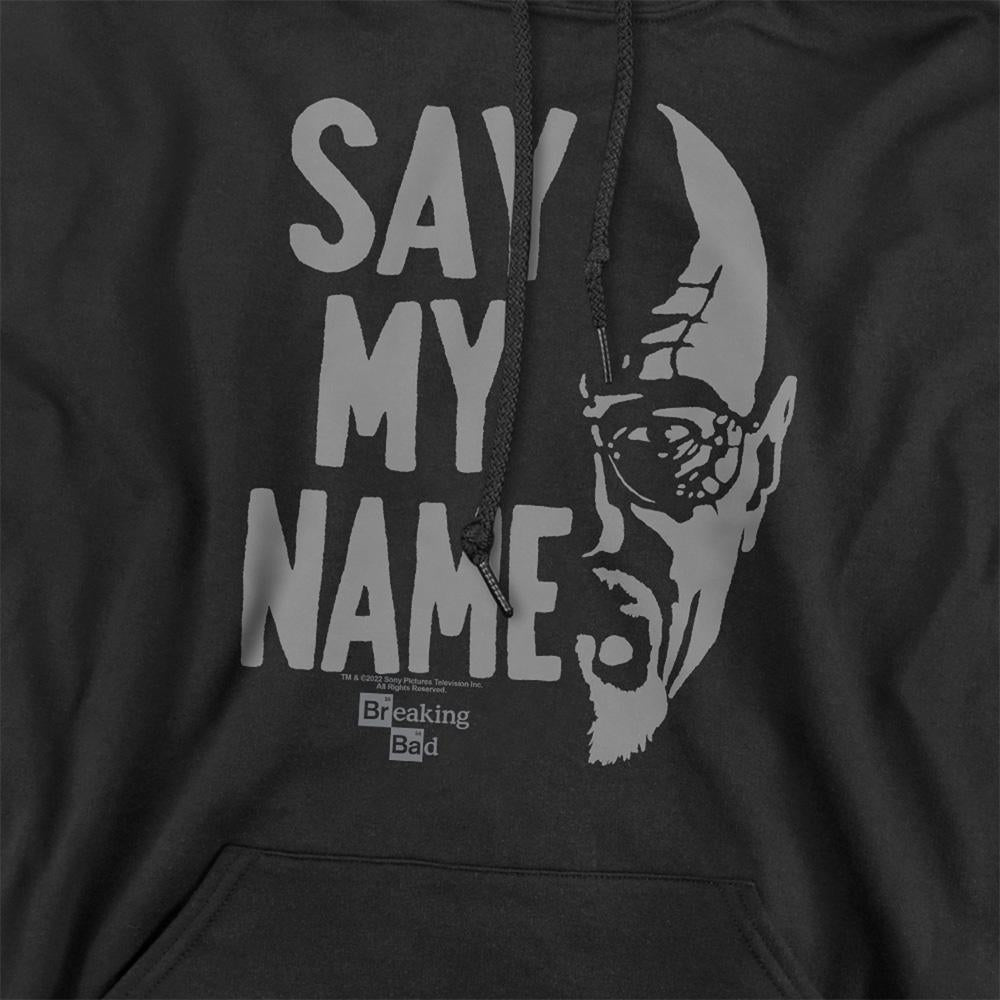 Black - Side - Breaking Bad Unisex Adult Say My Name Hoodie