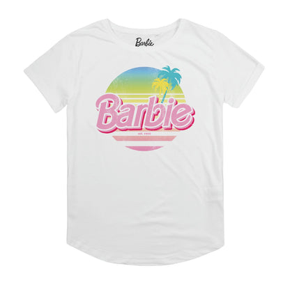 White - Front - Barbie Womens-Ladies Vacay T-Shirt