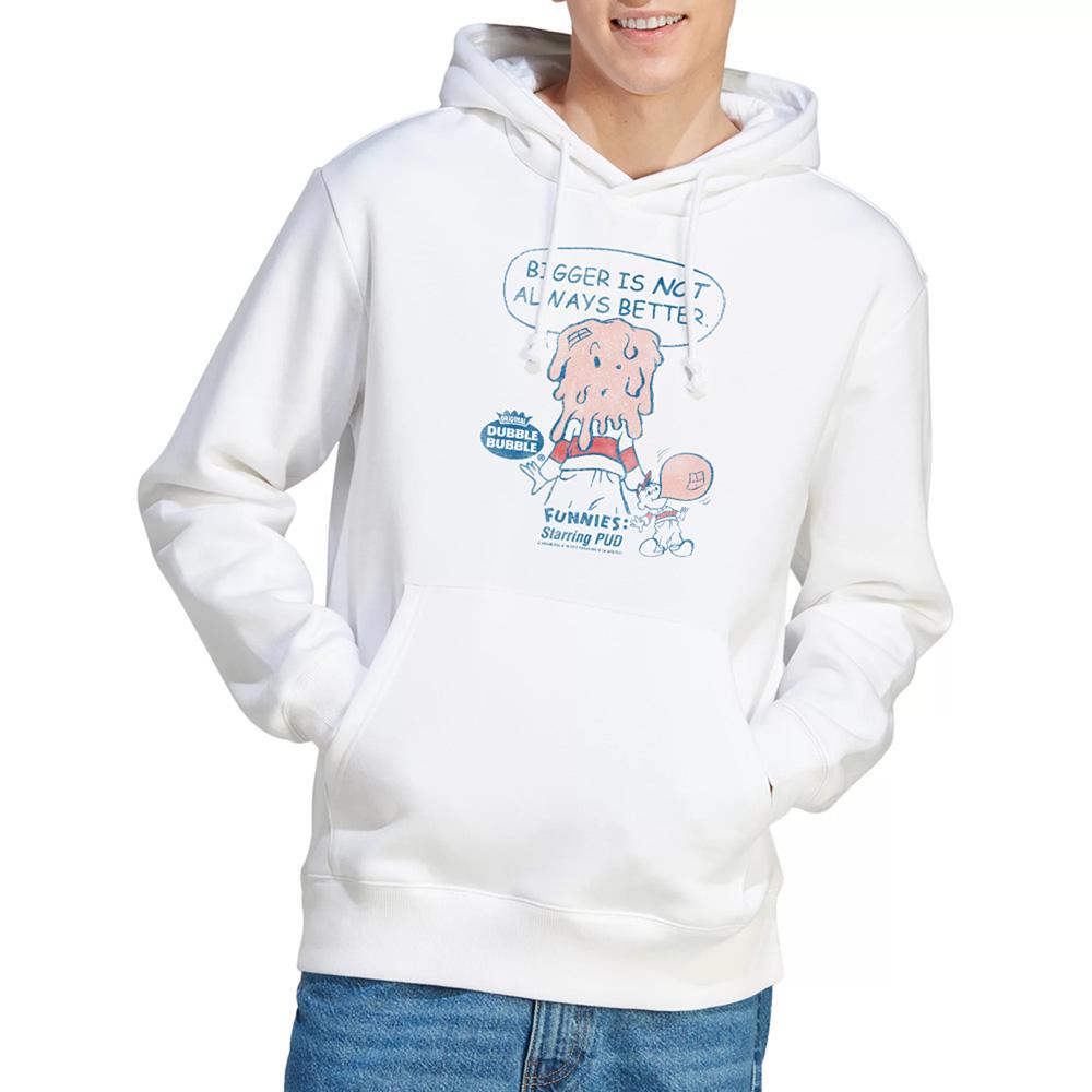 White - Back - Dubble Bubble Unisex Adult Hoodie