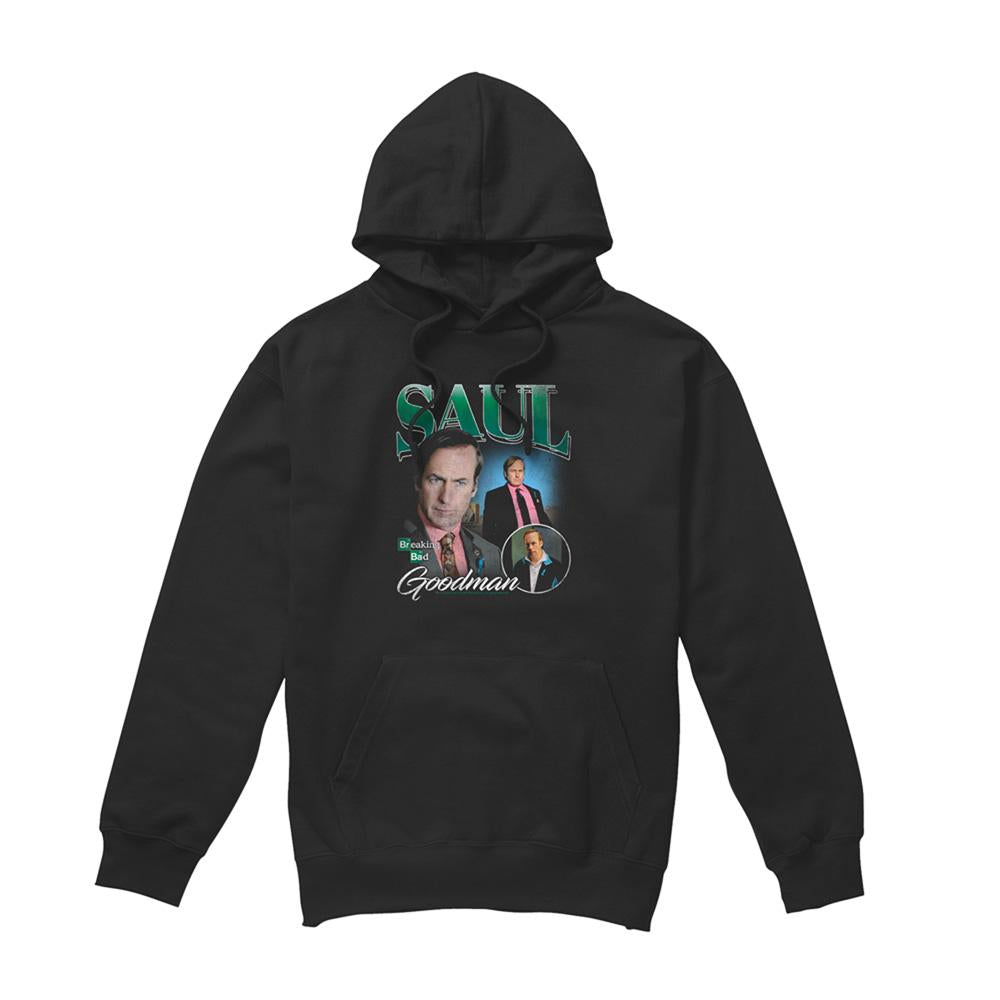 Black - Front - Breaking Bad Unisex Adult Saul Goodman Homage Hoodie