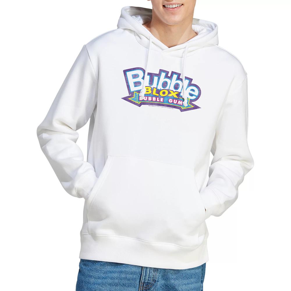 White - Back - Dubble Bubble Unisex Adult Blox Hoodie