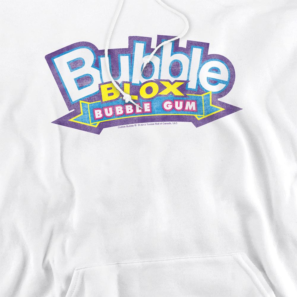 White - Side - Dubble Bubble Unisex Adult Blox Hoodie