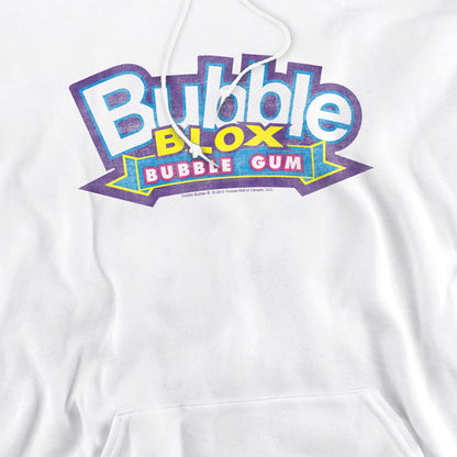 White - Side - Dubble Bubble Unisex Adult Blox Hoodie