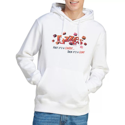 White - Back - Dubble Bubble Unisex Adult A Gum And A Candy Hoodie