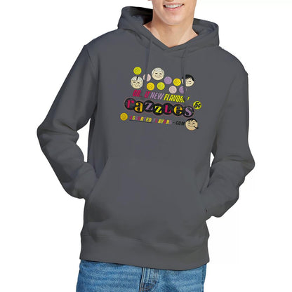 Charcoal - Lifestyle - Dubble Bubble Unisex Adult Razzles Retro Box Hoodie