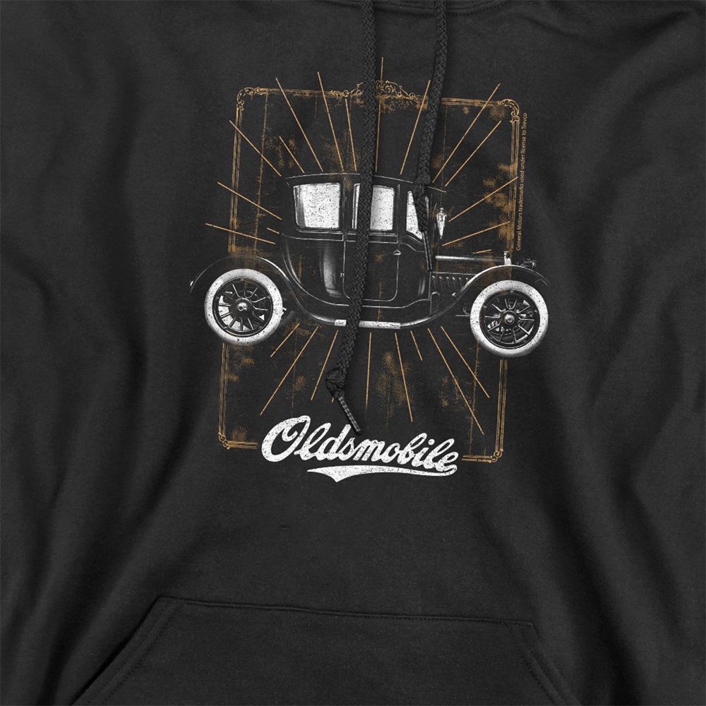 Black - Side - Oldsmobile Unisex Adult 1912 Defender Hoodie