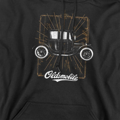 Black - Side - Oldsmobile Unisex Adult 1912 Defender Hoodie