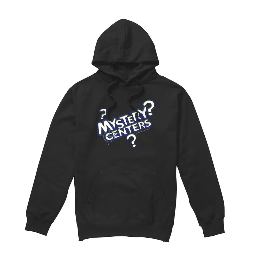 Black - Front - Dubble Bubble Unisex Adult Mystery Centers Hoodie