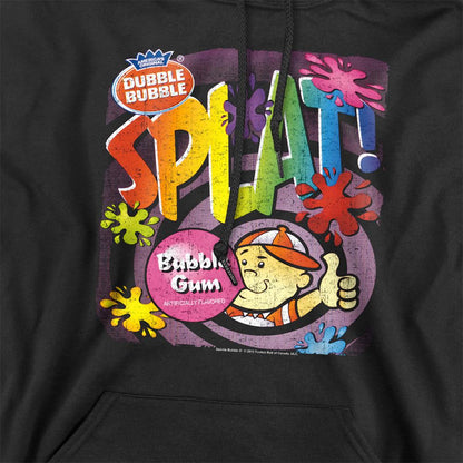 Black - Side - Dubble Bubble Unisex Adult Splat Gum Hoodie