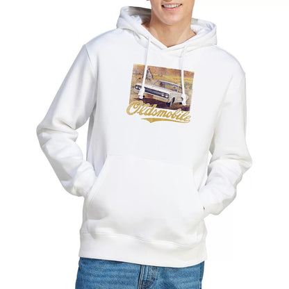 White - Back - Oldsmobile Unisex Adult Western Hoodie