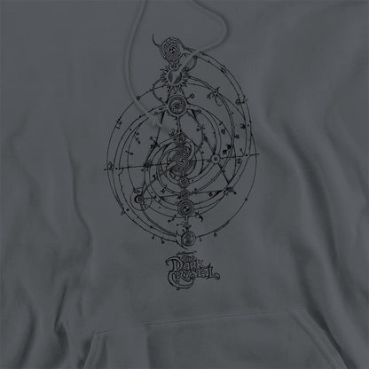 Charcoal - Side - Dark Crystal Unisex Adult Dream Spiral Hoodie