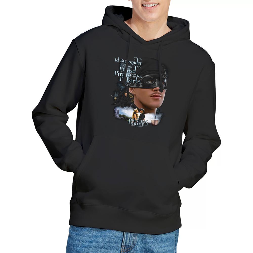 Black - Back - The Princess Bride Unisex Adult Surrender Hoodie