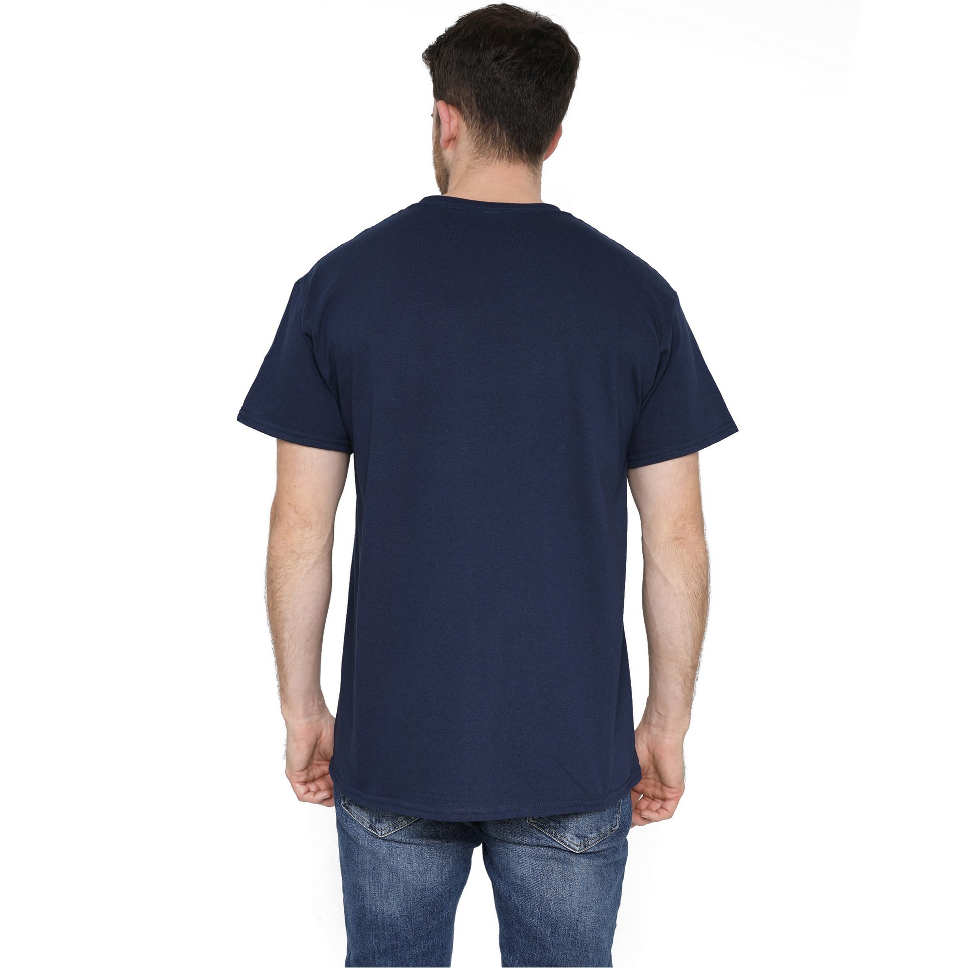 Navy - Lifestyle - Superman Mens Pop Art Logo T-Shirt