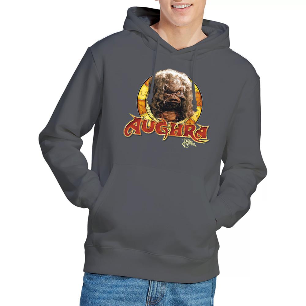 Charcoal - Back - Dark Crystal Unisex Adult Aughra Circle Hoodie