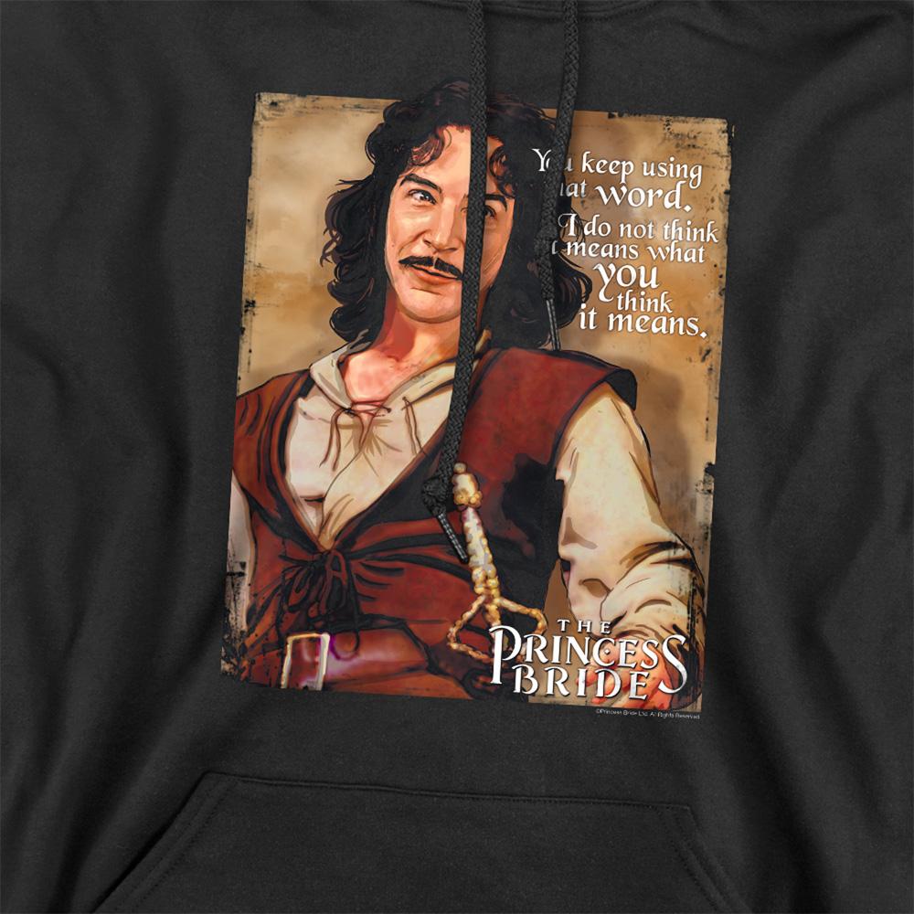 Black - Side - The Princess Bride Unisex Adult You Keep Using That World Hoodie