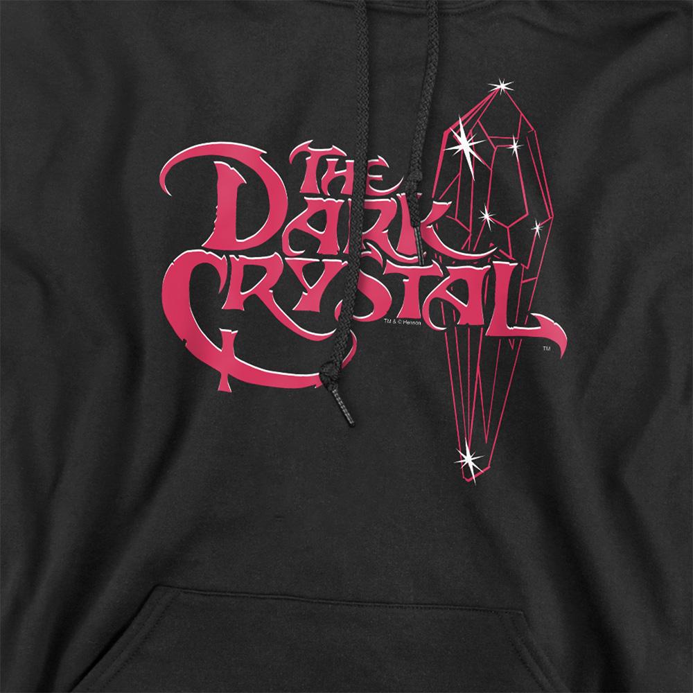 Black - Side - Dark Crystal Unisex Adult Bright Logo Hoodie