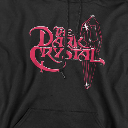 Black - Side - Dark Crystal Unisex Adult Bright Logo Hoodie