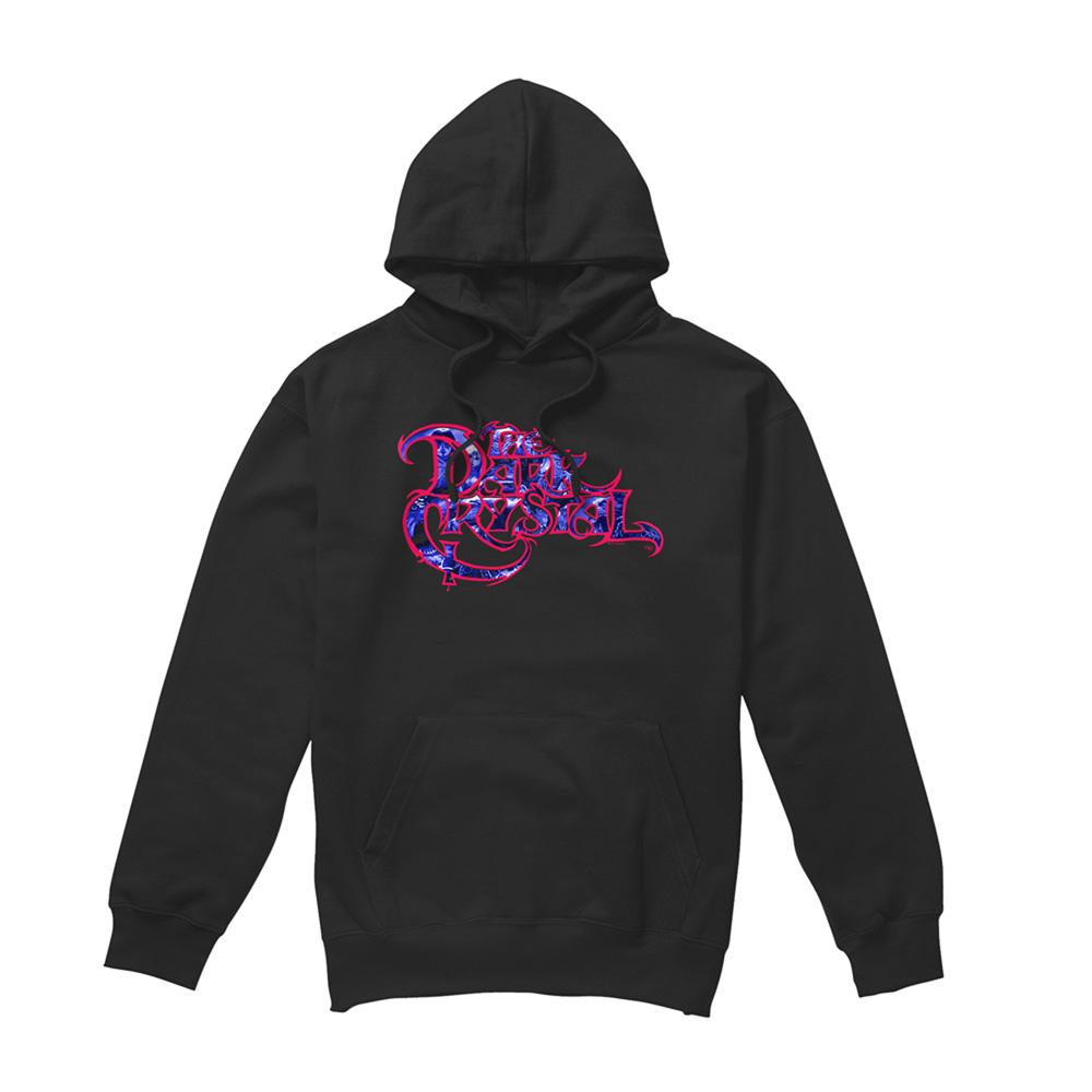 Black - Front - Dark Crystal Unisex Adult Collage Logo Hoodie