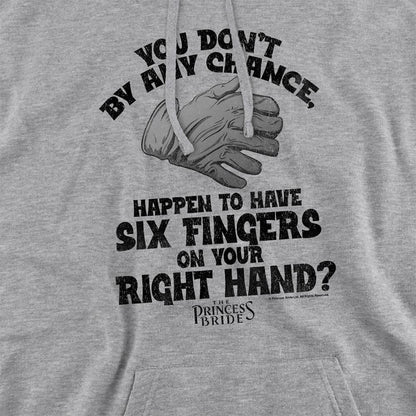 Athletic Heather - Side - The Princess Bride Unisex Adult By Chance 6 Fingered Glove Heather Hoodie