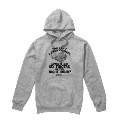Athletic Heather - Front - The Princess Bride Unisex Adult By Chance 6 Fingered Glove Heather Hoodie