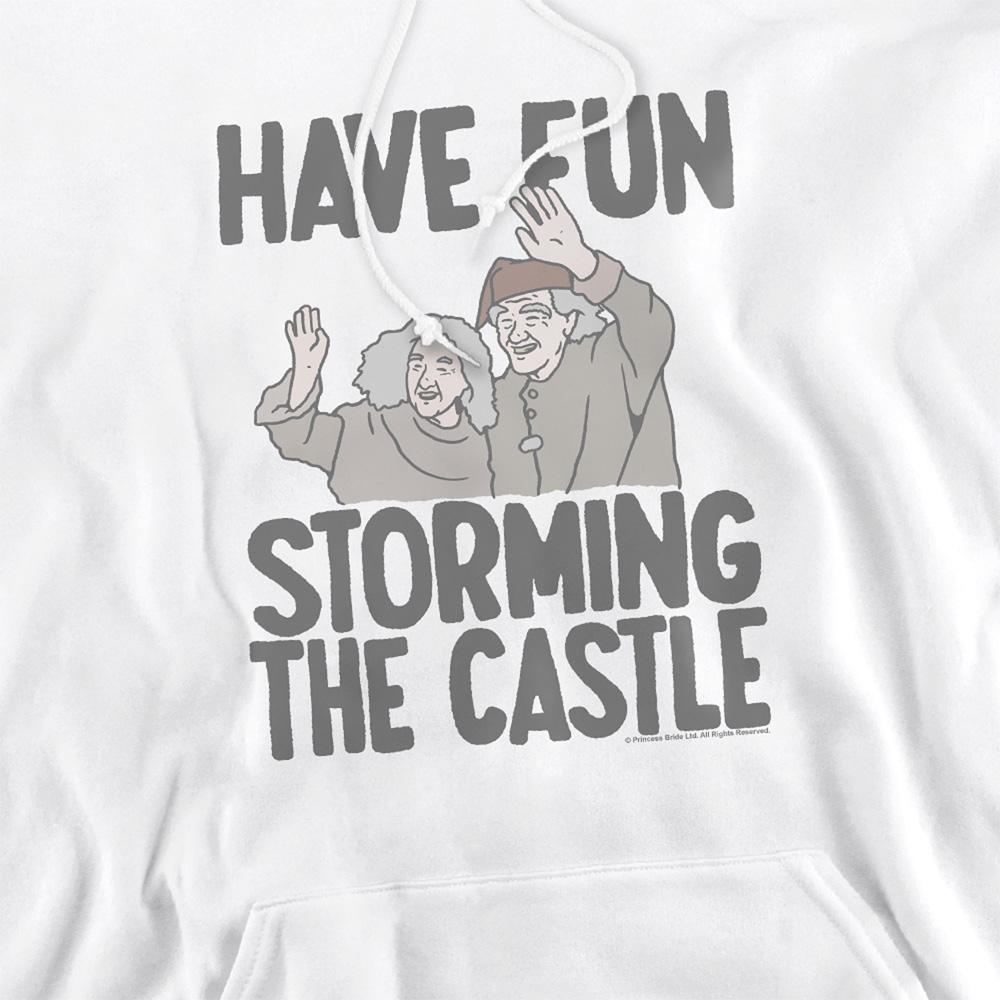 White - Side - The Princess Bride Unisex Adult Have Fun Storming The Castle Hoodie
