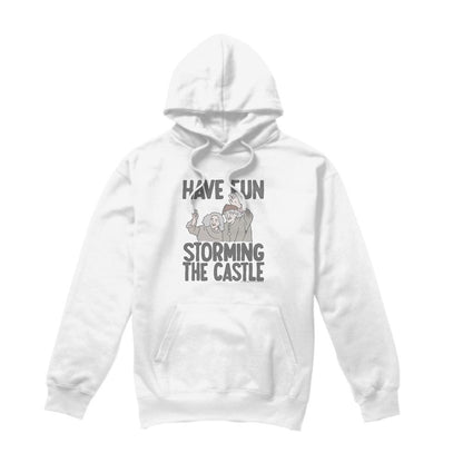 White - Front - The Princess Bride Unisex Adult Have Fun Storming The Castle Hoodie