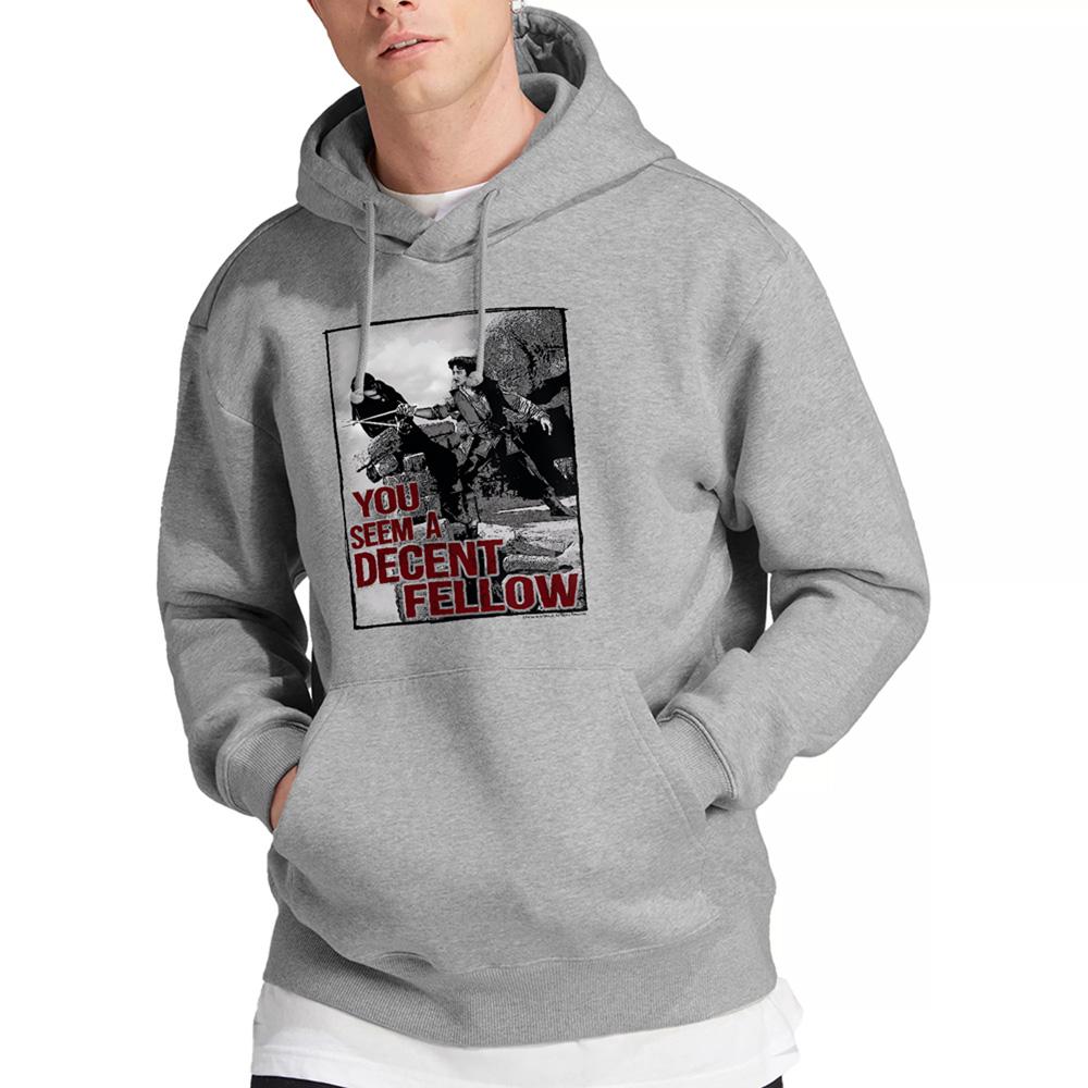 Athletic Heather - Lifestyle - The Princess Bride Unisex Adult You Seem A Decent Fellow Hoodie