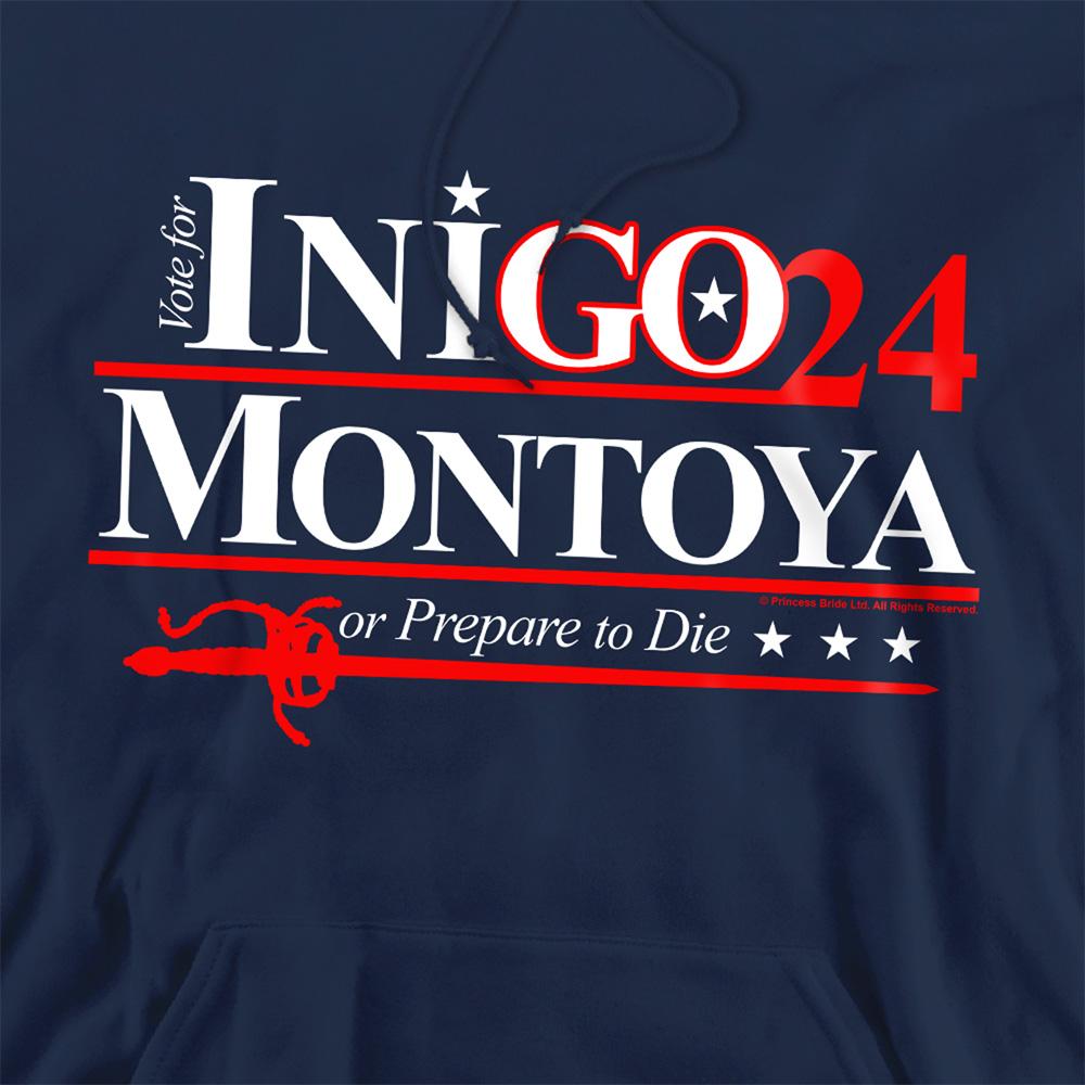 Navy - Side - The Princess Bride Unisex Adult For President 24 Inigo Montoya Hoodie
