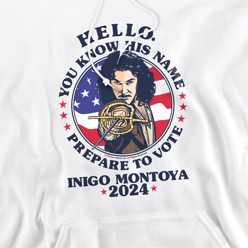 White - Side - The Princess Bride Unisex Adult Prepare To Vote Inigo Montoya Hoodie
