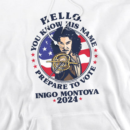 White - Side - The Princess Bride Unisex Adult Prepare To Vote Inigo Montoya Hoodie