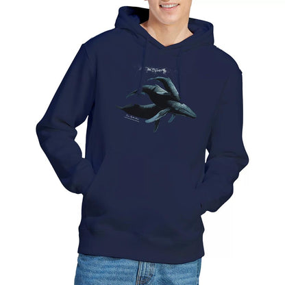 Navy - Lifestyle - Wildlife Unisex Adult Power&Grace Hoodie